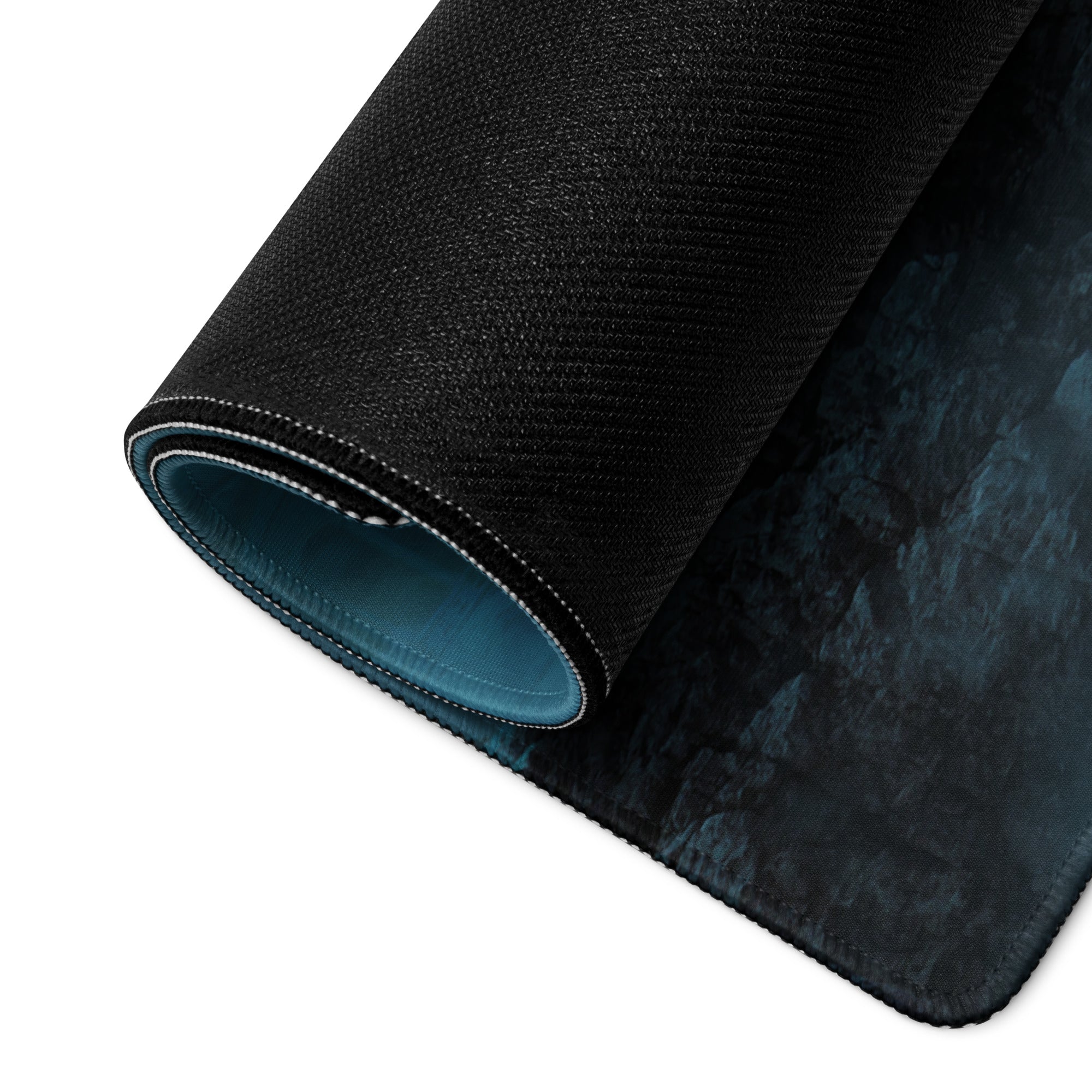 Blue Dragon Fantasy Gaming Mouse Pad for Desk Setup Immersive Digital Artwork Style