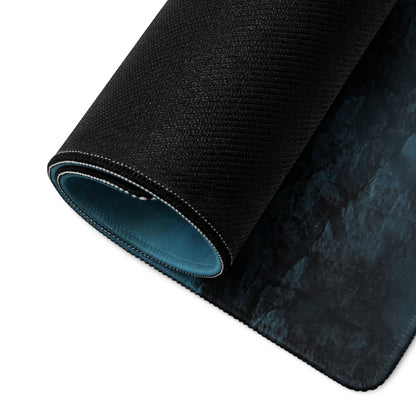 Blue Dragon Fantasy Gaming Mouse Pad for Desk Setup Immersive Digital Artwork Style
