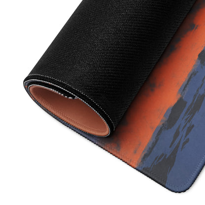 Orange Purple Blue Sunset Gamer Mouse Pad Large Non Slip Desk Mat For Gaming Setup Atmospheric Digital Art