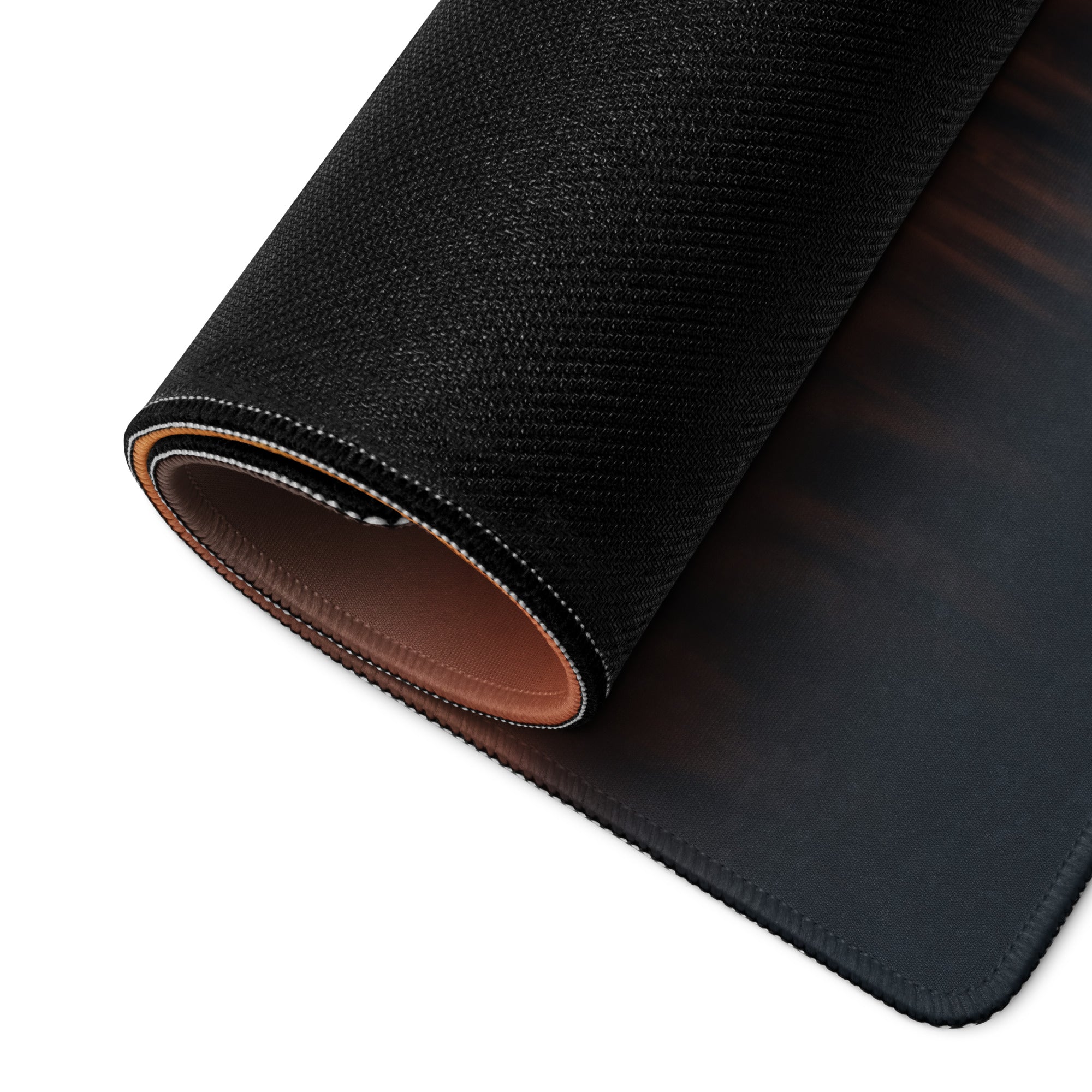 Gaming Mouse Pad Orange Sunset Copper Gradient Style For Desk Setup Esports Mood