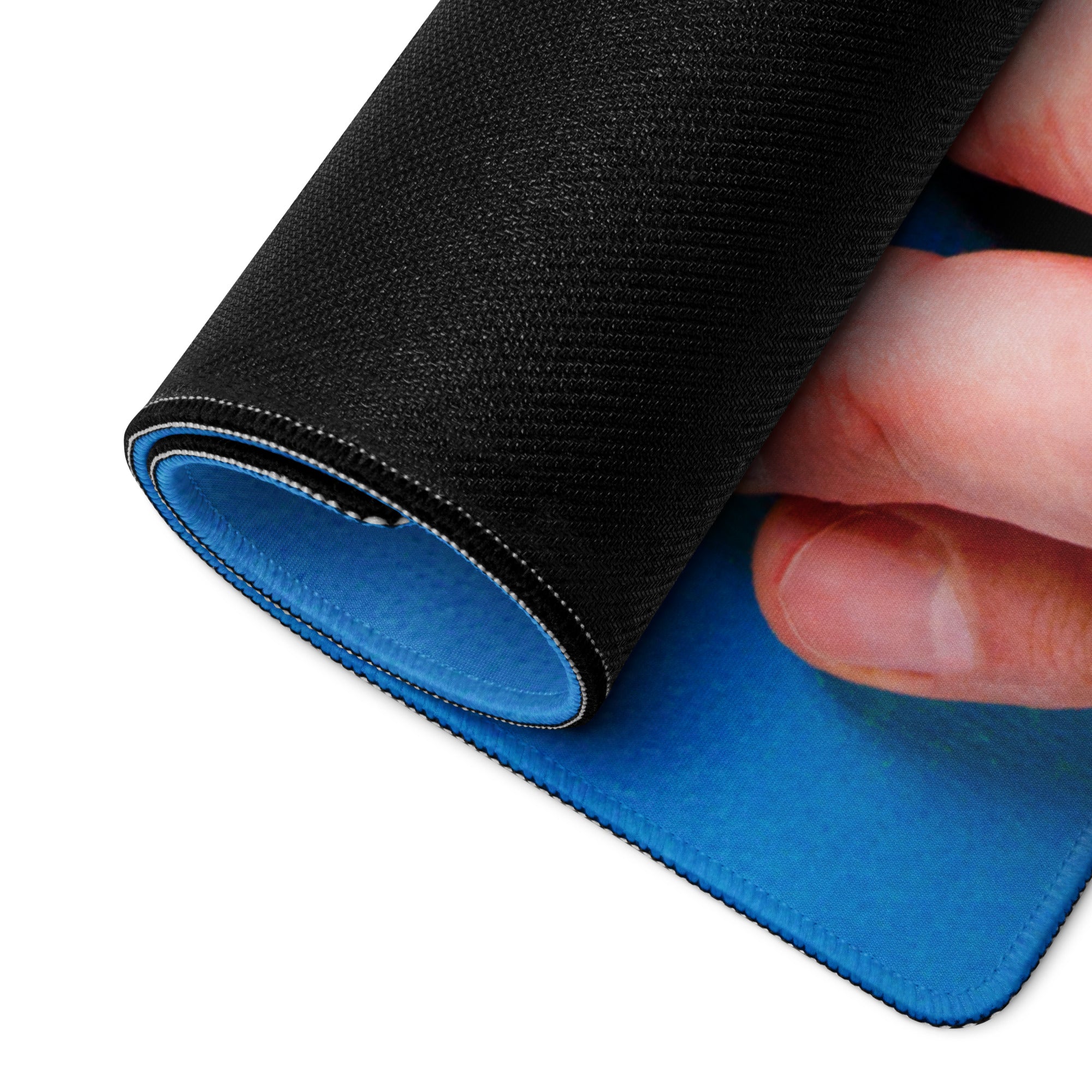 Motivational Blue Mouse Pad for Desk Office Workspace Modern Photo Style Inspirational Quote Blocks Today
