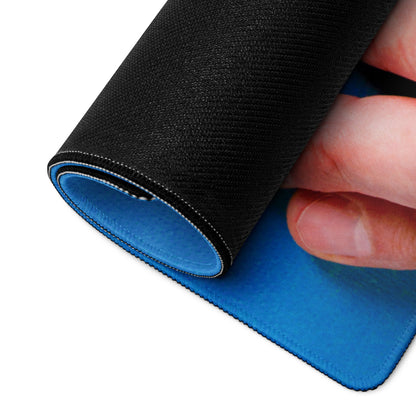 Motivational Blue Mouse Pad for Desk Office Workspace Modern Photo Style Inspirational Quote Blocks Today