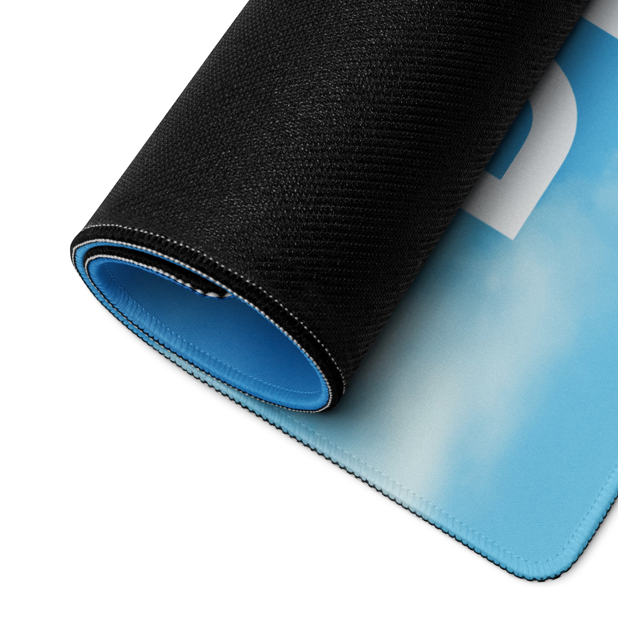 Blue Motivational Quote Mouse Pad For Gaming Desk Non Slip Large Size Mat Inspiring Mood Modern Typography Desk Decor Office Gift