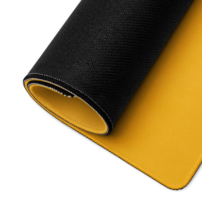 Motivational Mouse Pad Yellow Orange Desk Pad Office Modern Non Slip Large Mouse Pad Printed Blue Origami Boat