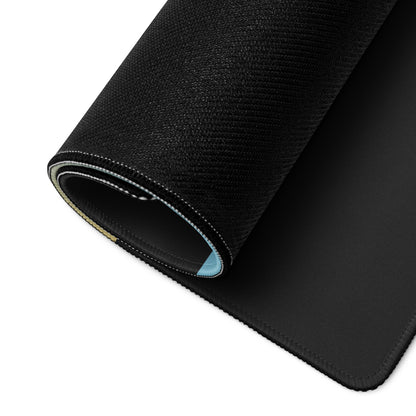Motivational Rainbow Gradient Mouse Pad For Desk Large Gaming Surface Modern Minimalist Style Inspiring Desk Mat Decor