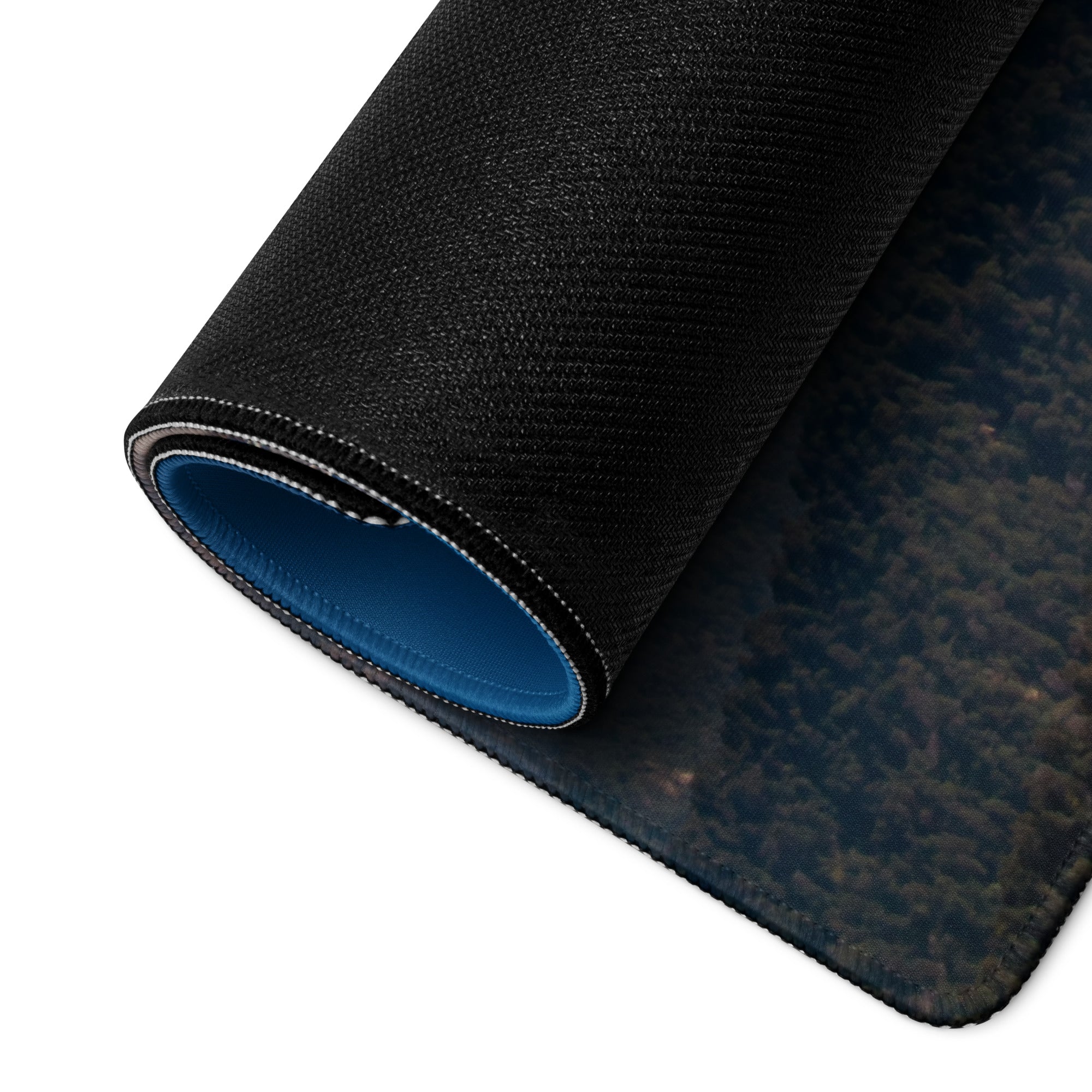 Blue Mountain Motivational Mouse Pad For Desk Large Non Slip Edge Stitching Office Decor Inspirational Quote Art