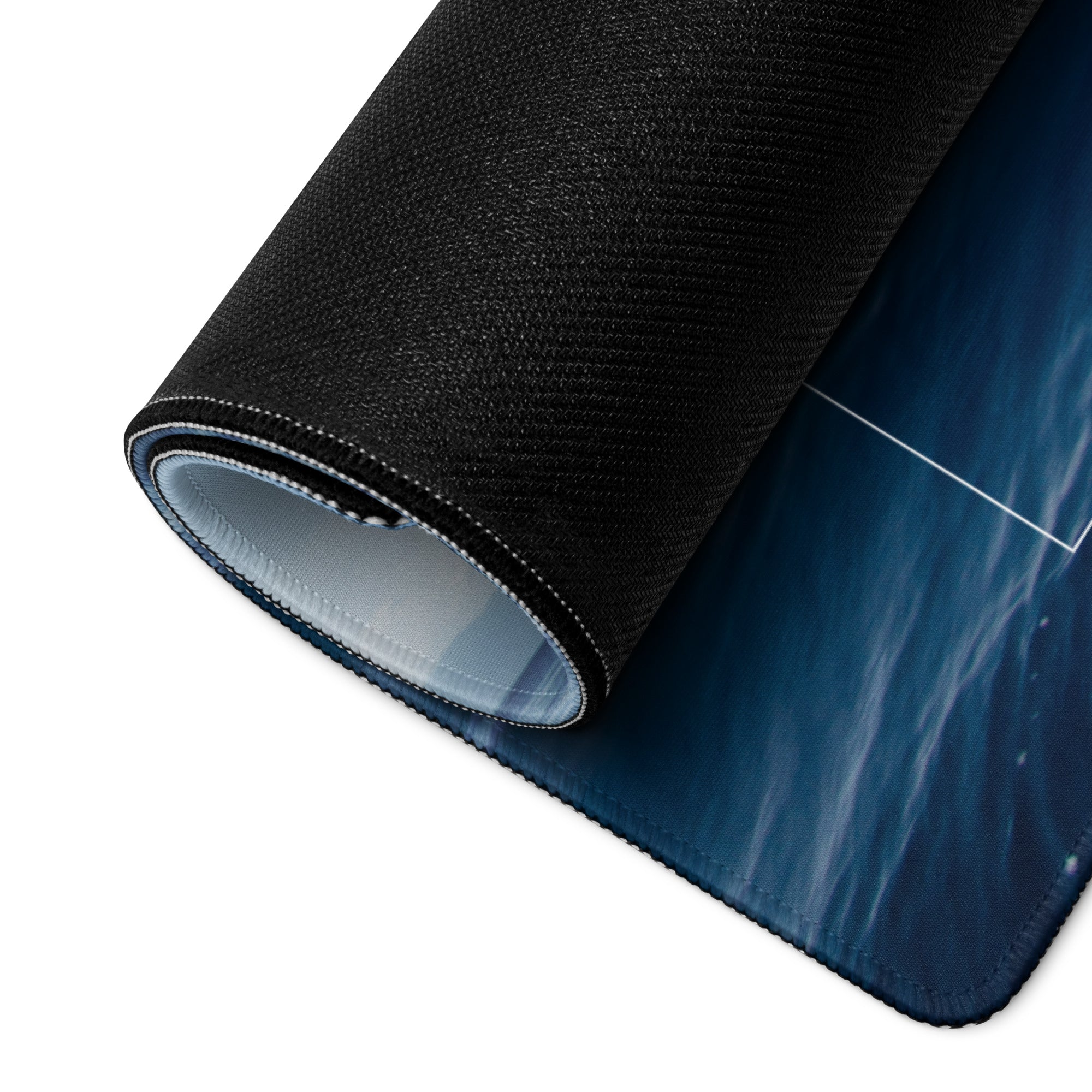 Blue Ocean Motivational Mouse Pad For Desk, Modern Office Decor, Inspirational Desk Accessory, Printed Artwork