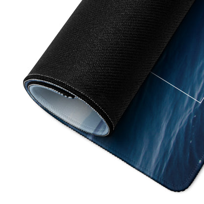 Blue Ocean Motivational Mouse Pad For Desk, Modern Office Decor, Inspirational Desk Accessory, Printed Artwork