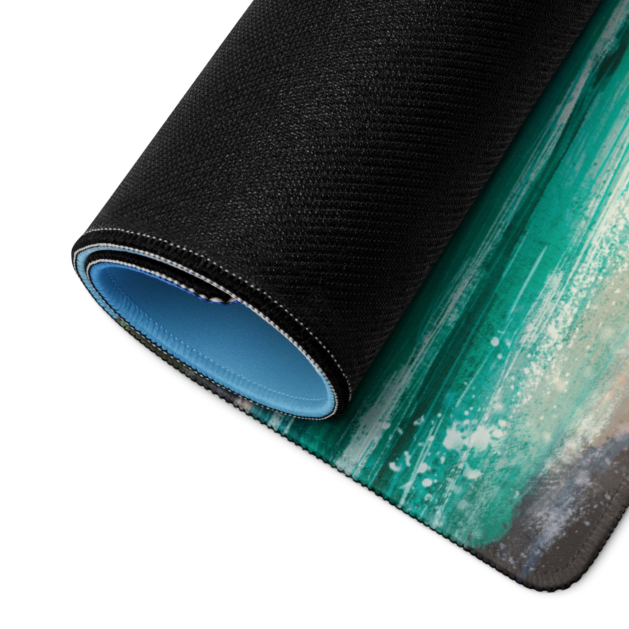 Coastal Sky Seascape Gaming Mouse Pad - Seascape Mouse Pad Blue Turquoise Desk Setup Calm Mood Non Slip