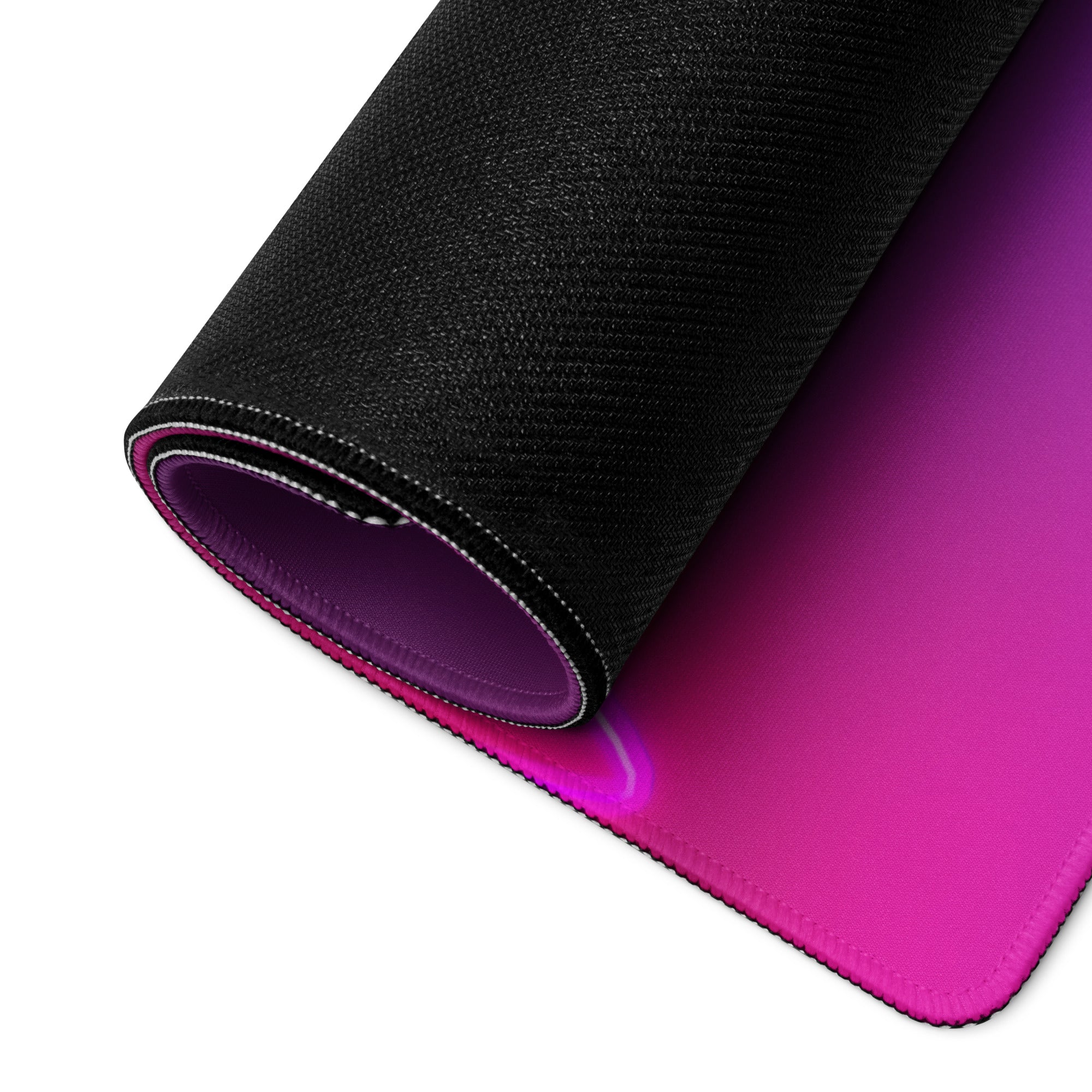 Nebula Neon Gaming Mouse Pad - Gaming Mouse Pad Purple Pink Desk Neon Gradient Mood Neon Cyberpunk RGB Digital Art