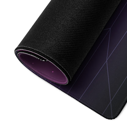 Neon Sunset Gamer Mouse Pad - Mouse Pad Purple Pink Desk Setup Cyberpunk Mood Dreamy Modern Esports Digital Art