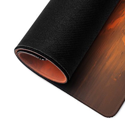 Sunset Gradient Gaming Mousepad - Mouse Pad Orange Navy Blue Sunset Gaming Calm Modern Esports Pad Digital Art