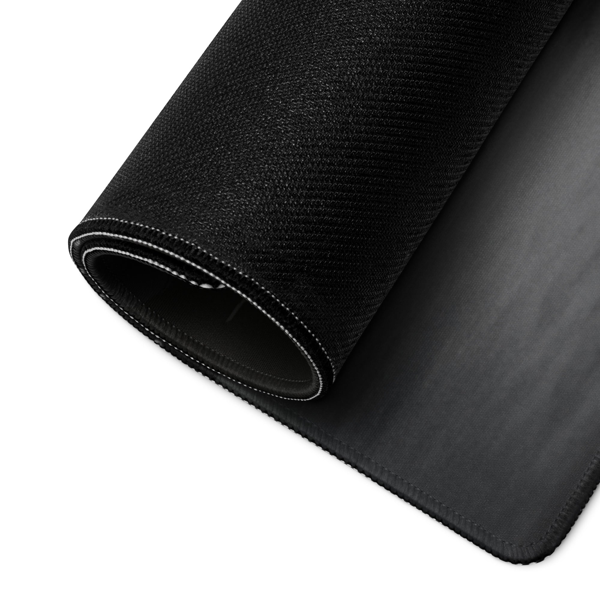 Racecar Black Gaming Mouse Pad - Racecar Black Gaming Modern Intense Industrial Large Non Slip Edge Stitch Photo Print