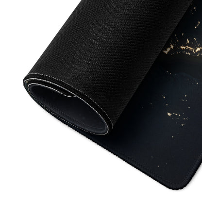 Cosmic Earth Gaming Mouse Pad - Earth Blue Space Gaming Desk Modern Cosmic Mood Minimalist Desk Decor Space Pad Digital