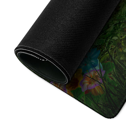Enchanted Forest Mouse Pad - Forest Scene Green Mouse Pad For Gaming Whimsical Mood Forest Themed Non Slip Digital