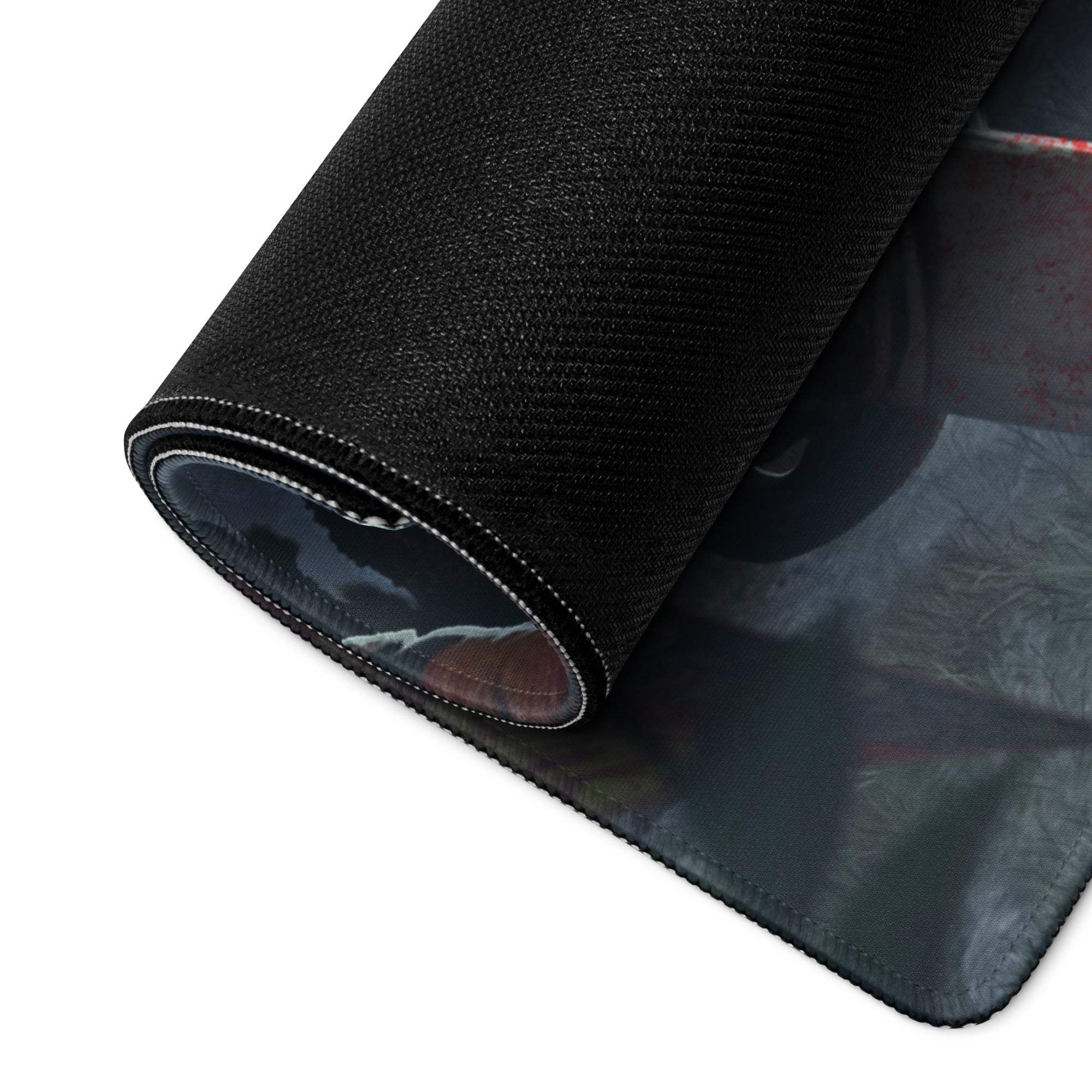 Adventure Mountain Landscape Mouse Pad - Gaming Mouse Pad Blue Red For Setup Adventurous Mood Modern Desk Mat Non Slip