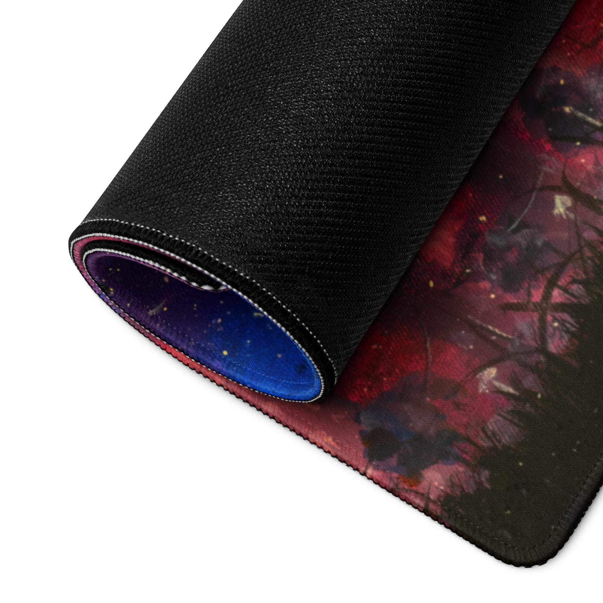 Vivid Galaxy Scene Mouse Pad - Mouse Pad Galaxy For Gaming Desk Modern Mood Modern Decor Tech Gift Digital Art