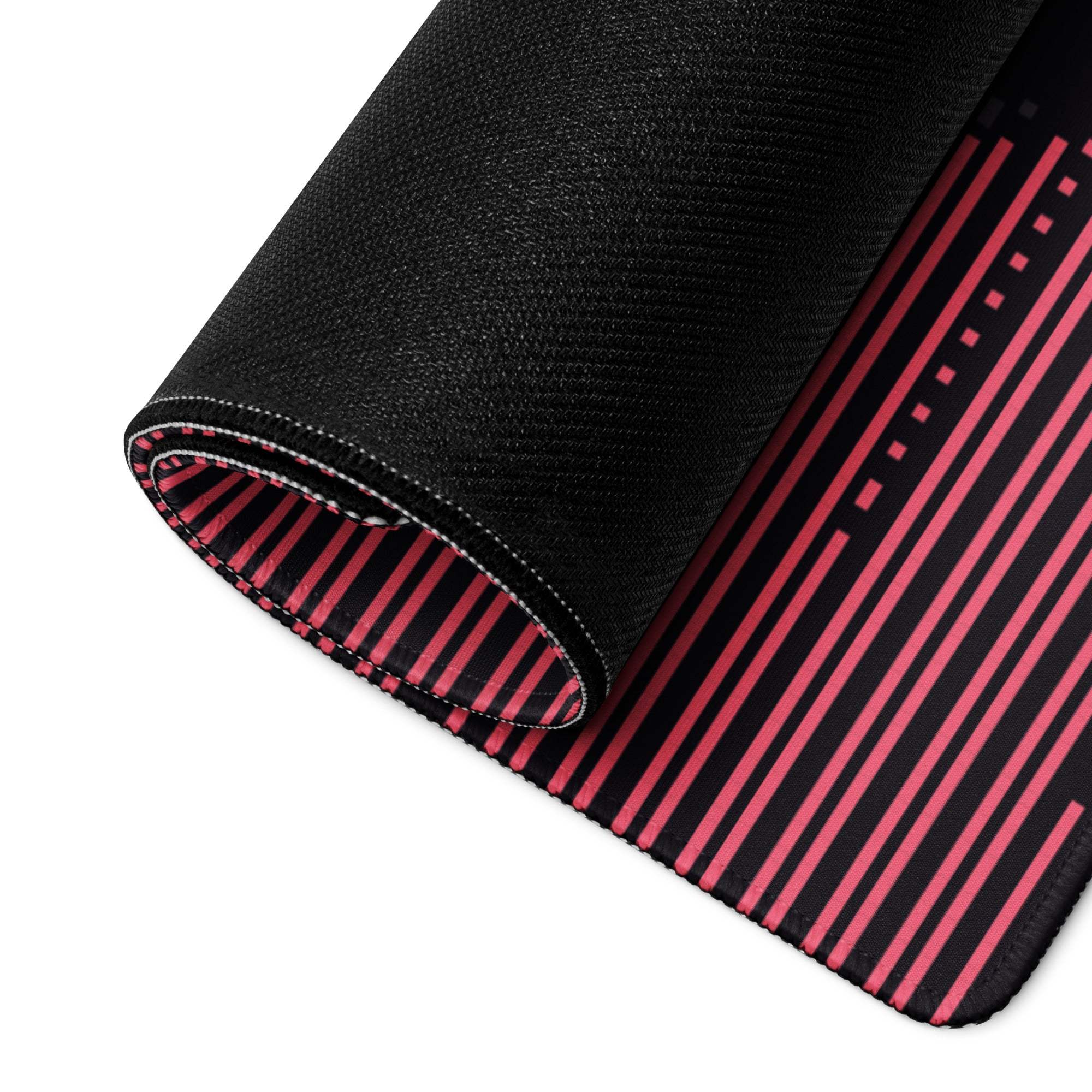 Crimson Pixel Pro Gaming Mouse Pad - Gaming Mouse Pad Red Black Desktop Setup Glitch Art Bold Cyberpunk Dota 2 CSGO