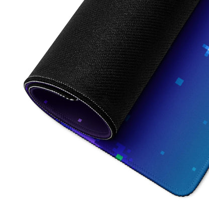 Galaxy Pixel Pro Gaming Mouse Pad - Gaming Mouse Pad Purple Teal Space Pixel Art Mood Cyberpunk Desk Decor Digital Art