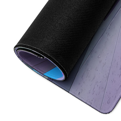 Neon Vaporwave City Mouse Pad - Mouse Pad Neon Pink Purple Blue Gaming Vibrant Retro Synthwave Desk Mat Digital Art