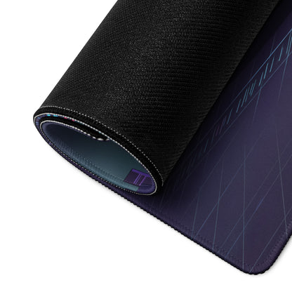 Nissan 180SX S13 Inspired Pink Black Vaporwave Gaming Mouse Pad, Neon JDM Drift Car Desk Mat with Cyberpunk Highway and Retro Futuristic Art