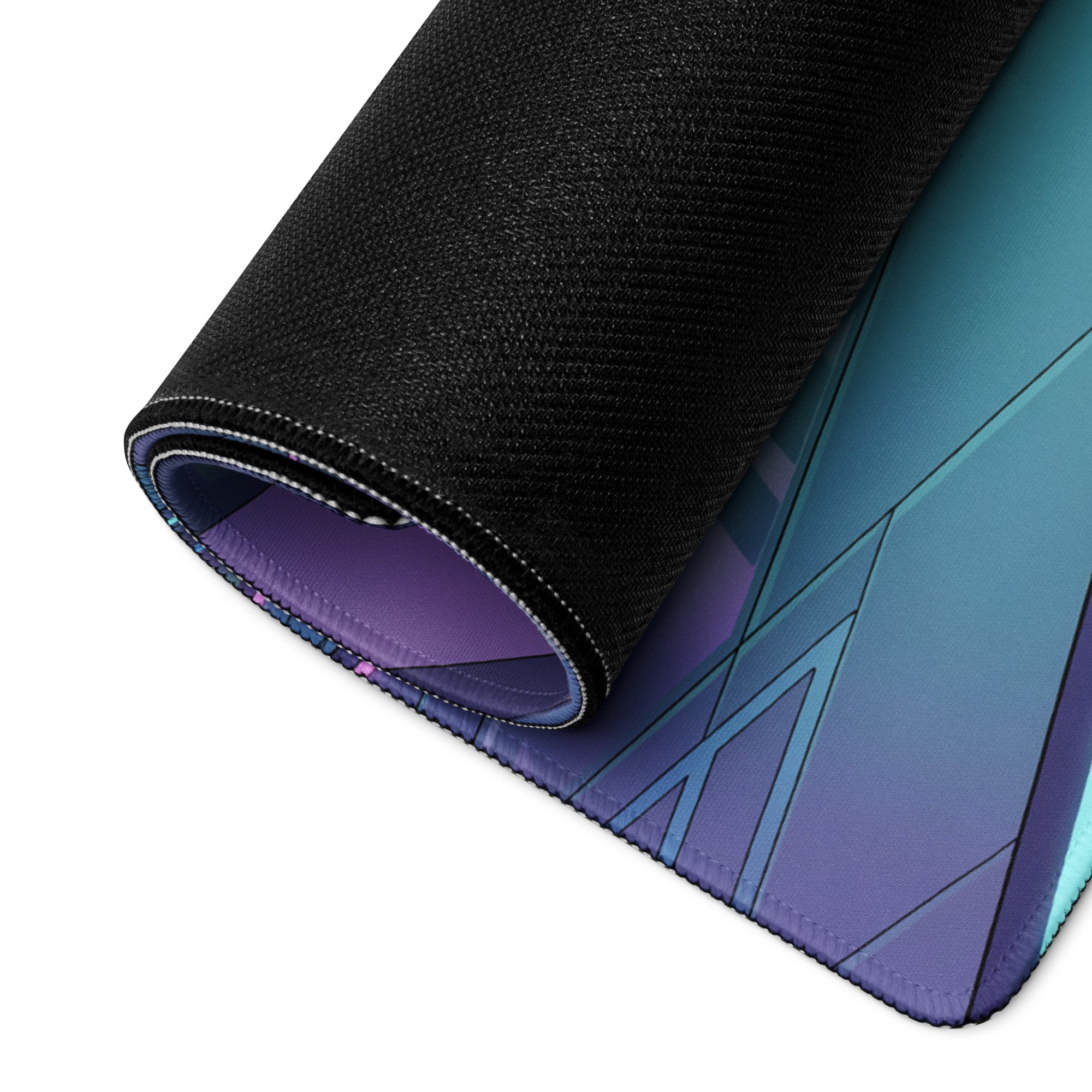 Toyota GR Supra A90 Inspired White Blue Vaporwave Gaming Mouse Pad, Neon Futuristic JDM Desk Mat with Cyberpunk City Sports Car Artwork