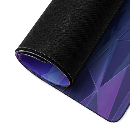 Shelby Cobra 427 Inspired White Vaporwave Gaming Mouse Pad – Purple Neon Coastal Garage Desk Mat with Palm Trees, Moonlight and Retro Futuristic Art