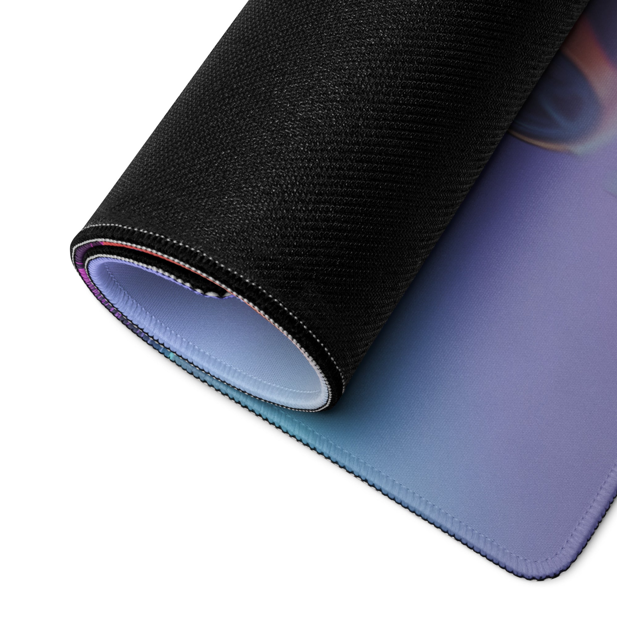 Koenigsegg Jesko Inspired Orange Vaporwave Gaming Mouse Pad – Pastel Neon Palm Tree Desk Mat, Retro Futuristic Hypercar Digital Artwork