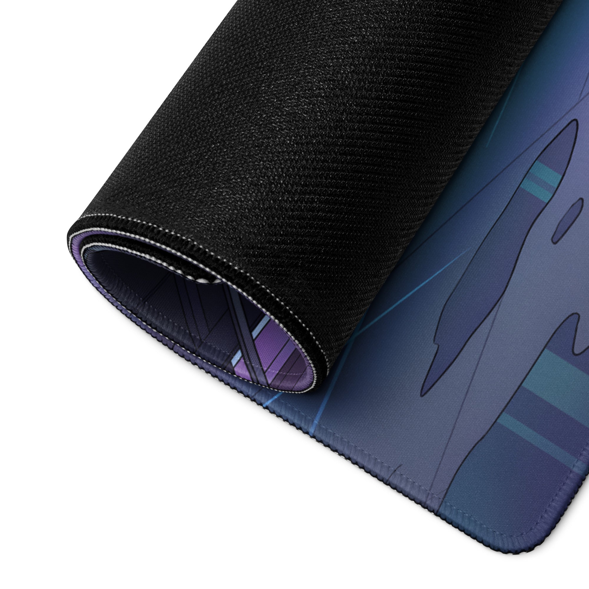Lamborghini Aventador SVJ Inspired Yellow Vaporwave Gaming Mouse Pad – Neon Industrial Garage Desk Mat, Futuristic Supercar Digital Artwork
