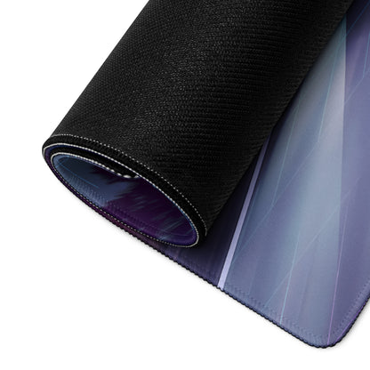McLaren 720S Inspired Blue Purple Vaporwave Gaming Mouse Pad – Neon Highway Desk Mat, Futuristic Synthwave Supercar Digital Artwork