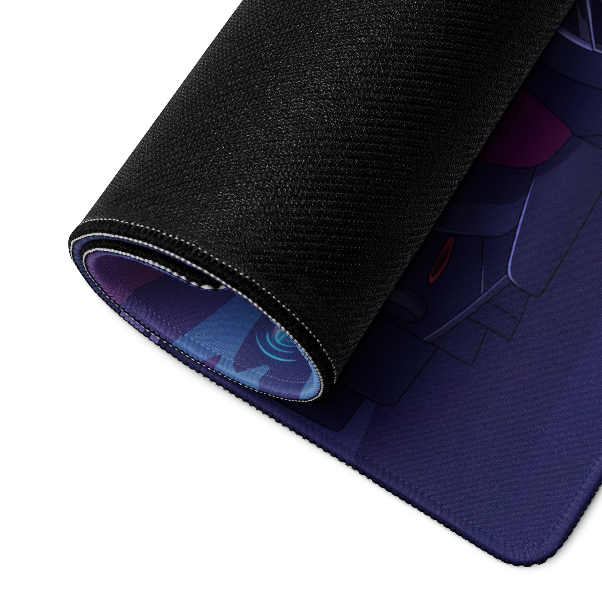 Ferrari P80/CInspired Red Purple Vaporwave Gaming Mouse Pad – Neon Racetrack Desk Mat, Retro Futuristic Hypercar Digital Artwork