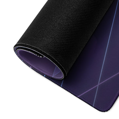 McLaren 720S Inspired Black Purple Vaporwave Gaming Mouse Pad – Neon Cyber Grid Desk Mat, Futuristic Geometric Supercar Digital Artwork