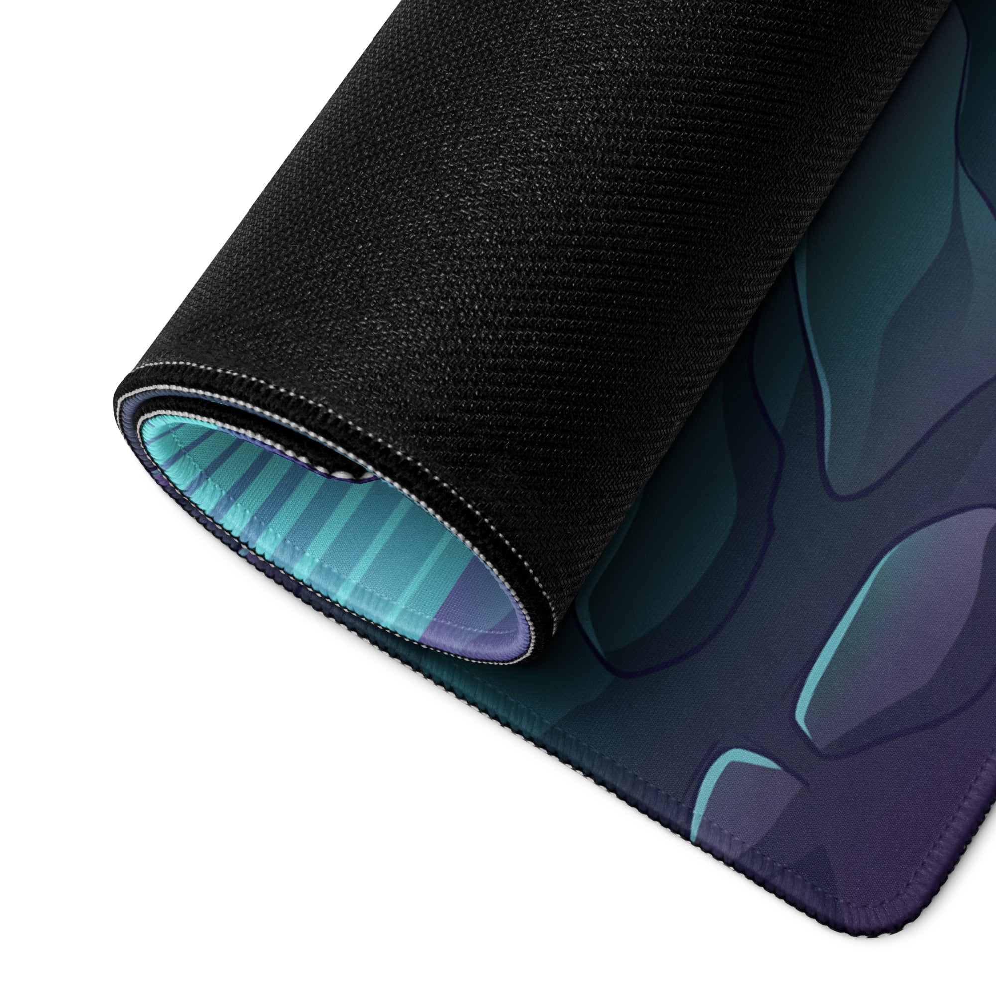 Dodge Viper ACR Inspired White Purple Vaporwave Gaming Mouse Pad – Neon Mountain Grid Desk Mat, Retro Futuristic Supercar Digital Artwork