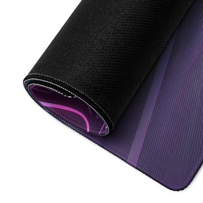 Mercedes-AMG GT Black Series Inspired Black Vaporwave Gaming Mouse Pad – Neon Cyber Tunnel Desk Mat, Futuristic Synthwave Sports Car Digital Art