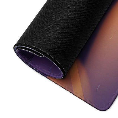 Ferrari F50 Inspired Red Purple Vaporwave Gaming Mouse Pad – Neon Industrial Garage Desk Mat, Retro Supercar Digital Art with Cyberpunk Glow