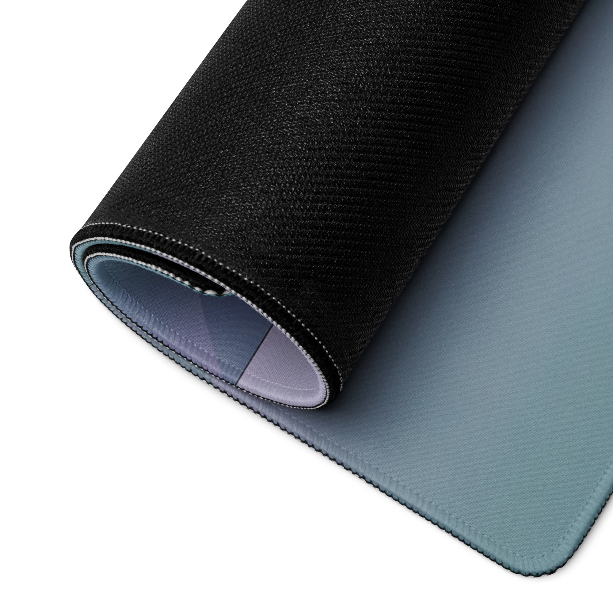 Koenigsegg CCX Inspired Silver Blue Vaporwave Gaming Mouse Pad – Minimalist Retro Futuristic Garage Desk Mat, Dreamy Supercar Digital Art