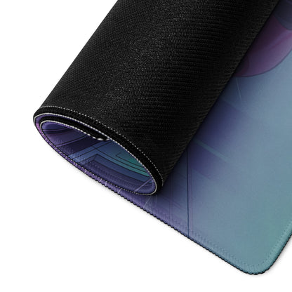 McLaren 720S Inspired Red Purple Vaporwave Gaming Mouse Pad – Neon Sunset Garage Desk Mat, Retro Futuristic Supercar Digital Artwork
