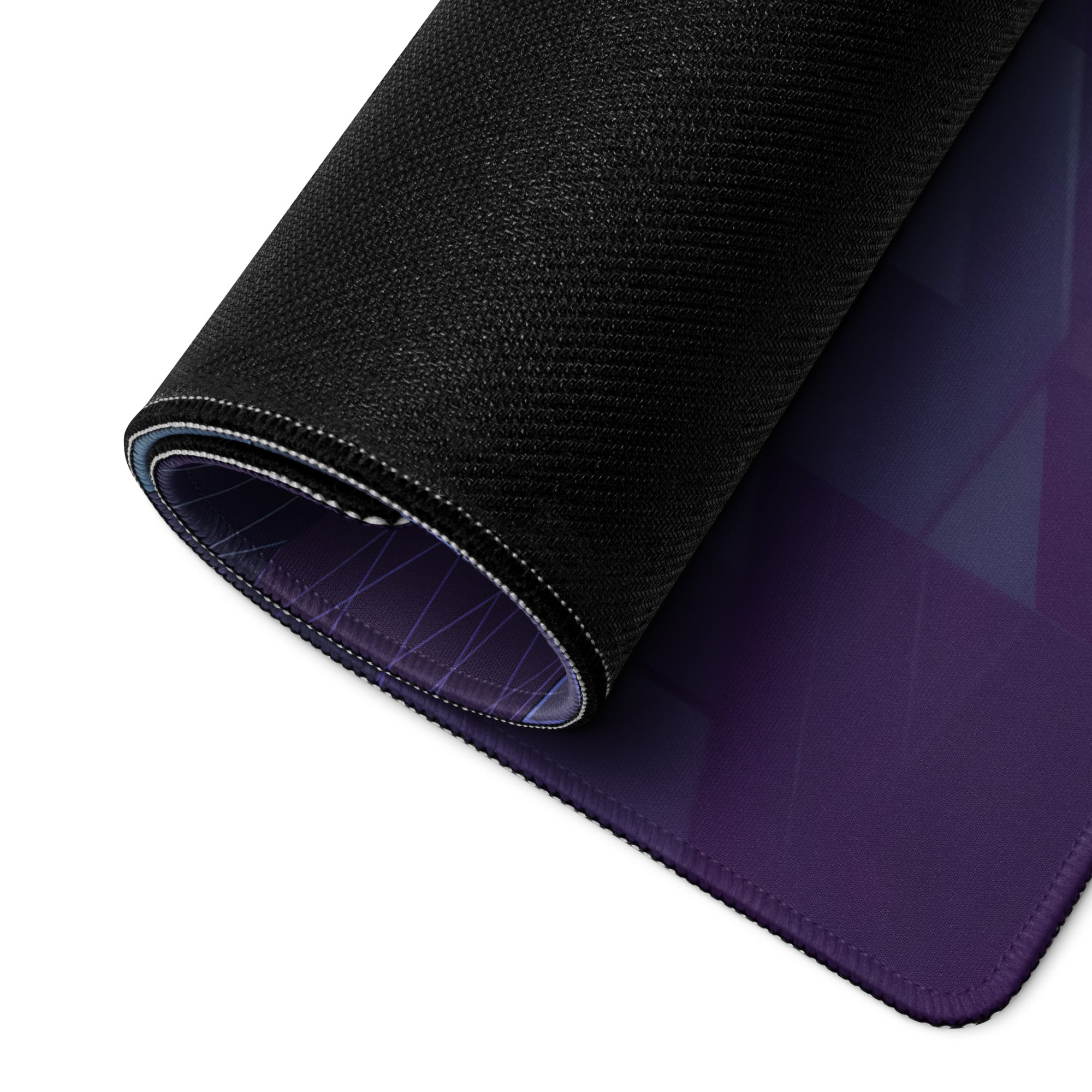 Koenigsegg CCX Inspired Silver Purple Vaporwave Gaming Mouse Pad – Neon Futuristic City Desk Mat, Dreamy Retro Supercar Digital Artwork