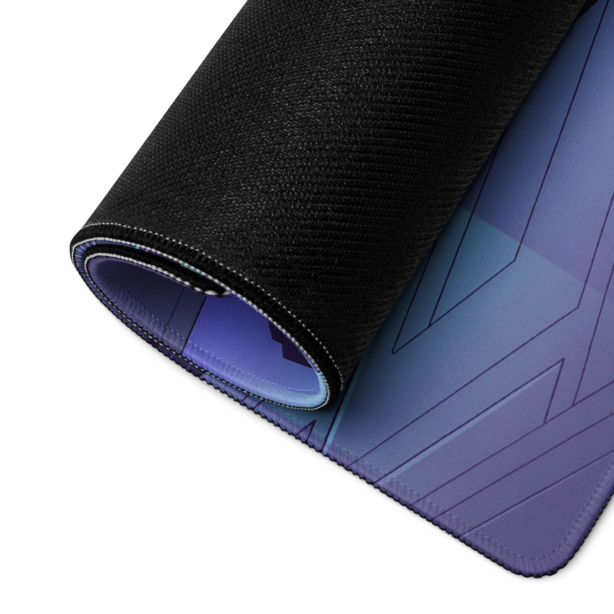Lamborghini Aventador Inspired Gunmetal Purple Vaporwave Gaming Mouse Pad – Neon Futuristic City Desk Mat, Sleek Cyber Supercar Digital Art