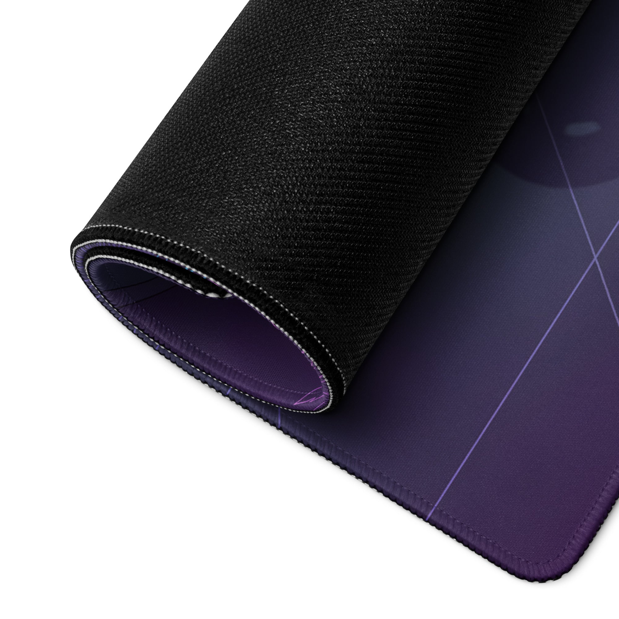 BMW R nineT Inspired Magenta Purple Vaporwave Gaming Mouse Pad – Neon Palm Garage Desk Mat, Retro Futuristic Synthwave Café Racer Digital Art