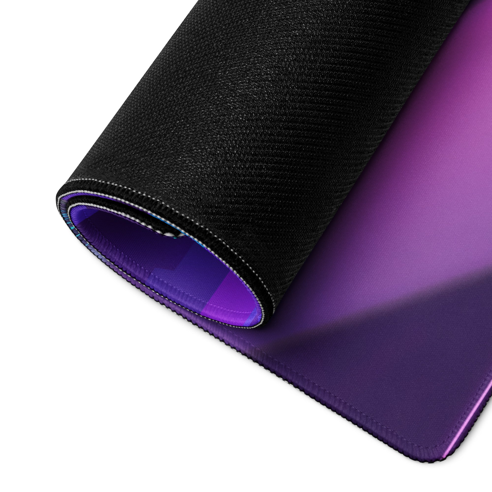 Aprilia RSV4 1100 Factory Inspired Red Purple Vaporwave Gaming Mouse Pad – Neon Suburban Street Desk Mat, Retro Futuristic Sportbike Digital Art