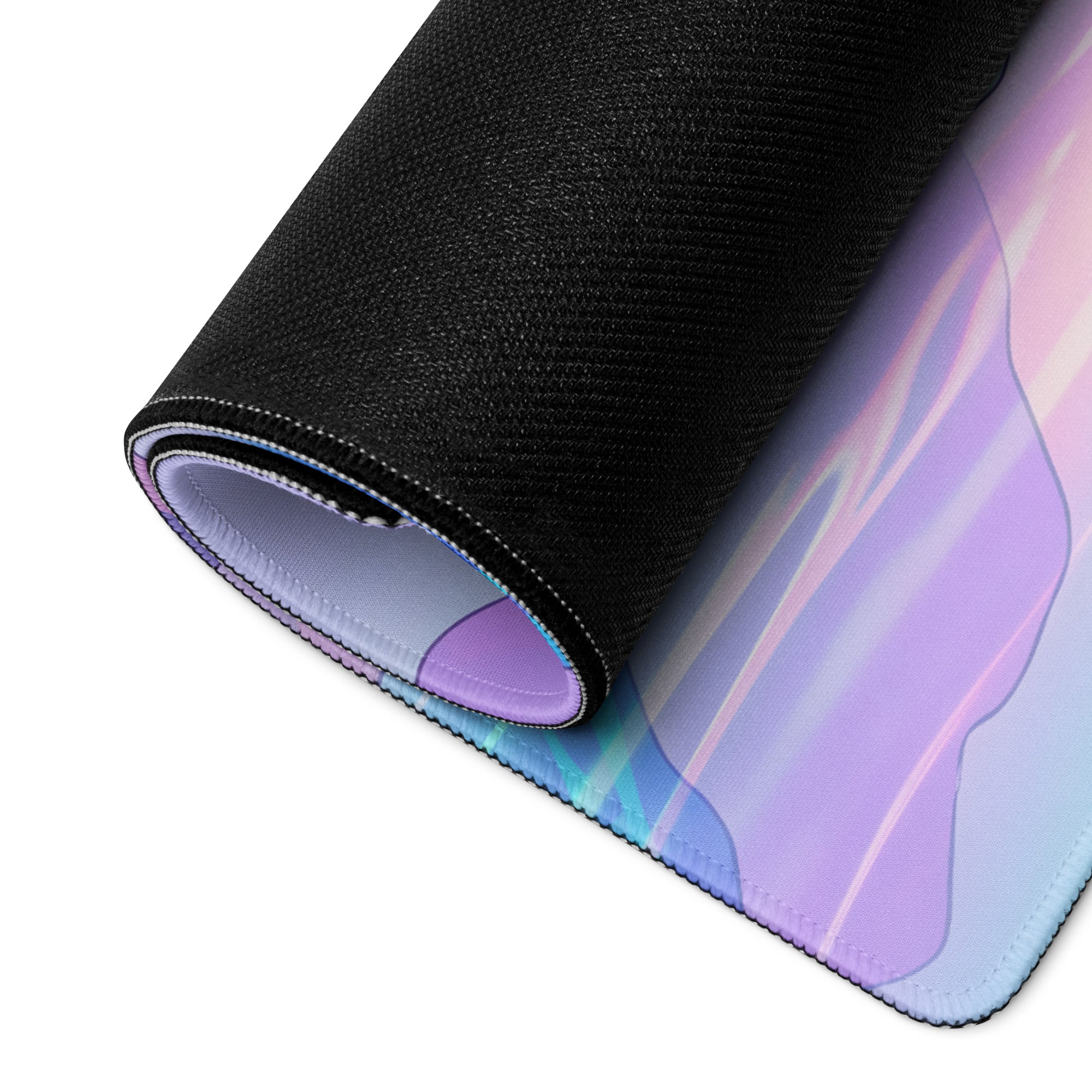 Vaporwave Sunset Mountain Mouse Pad - Mouse Pad Purple Desk Vaporwave Dreamy Mood Gaming Desk Digital Art