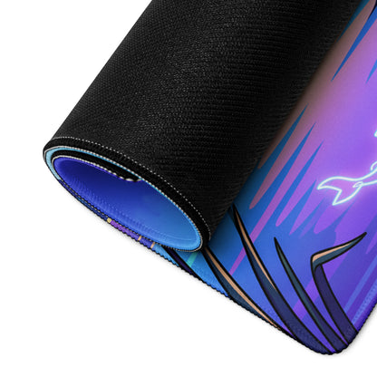 Vaporwave Sunset Gaming Pad - Gaming Mouse Pad Pink Purple Vaporwave Dreamy Neon Mood Retro Futurism Digital Art