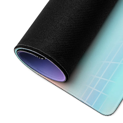 Vaporwave Neon Mood Mouse Pad - Mouse Pad Neon Pink Teal Vaporwave Setup Dreamy Retro Futuristic Neon City Digital