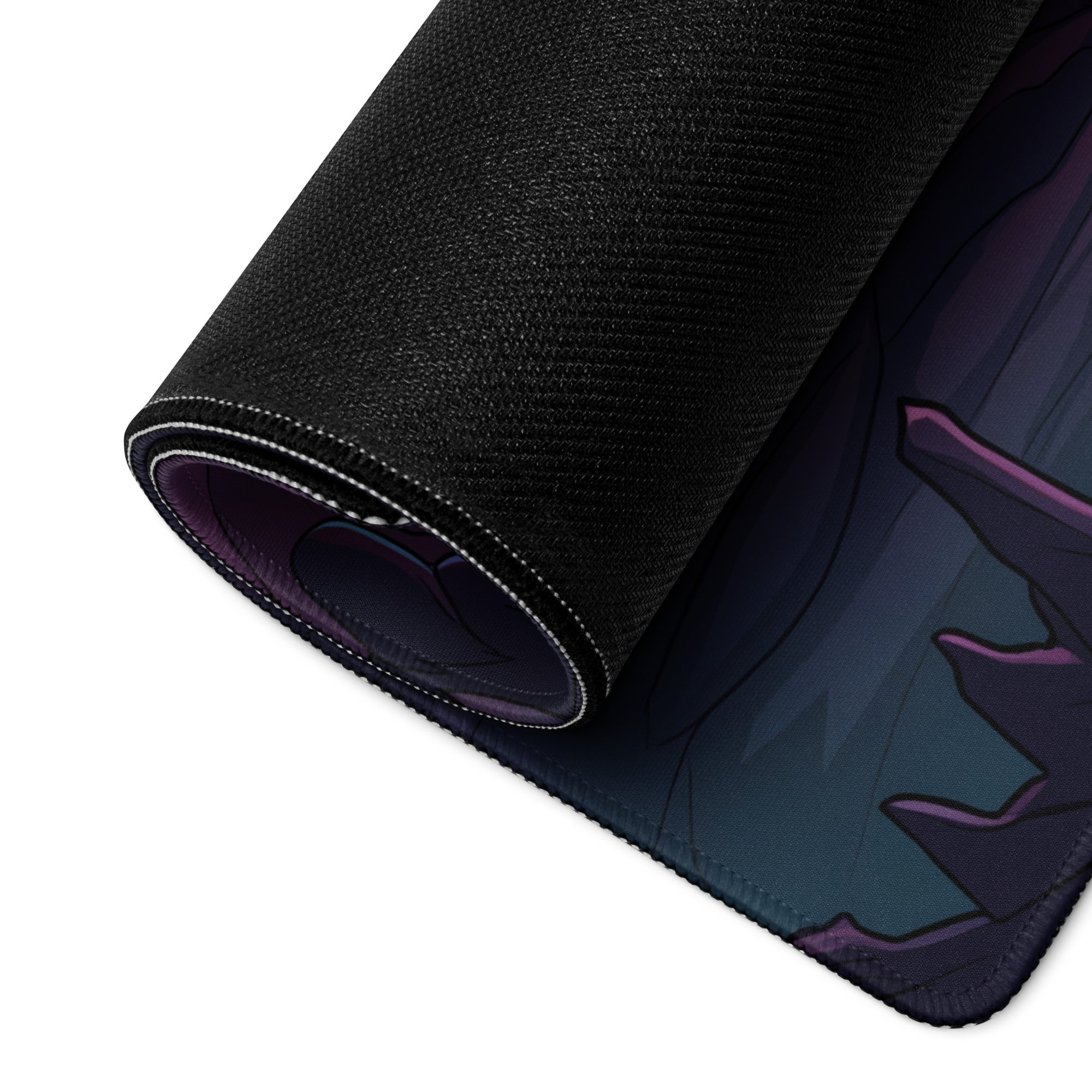 Vaporwave Neon Landscape Mouse Pad - Mouse Pad Purple Blue For Gaming Vaporwave Retro Mood Dreamy Neon Synthwave