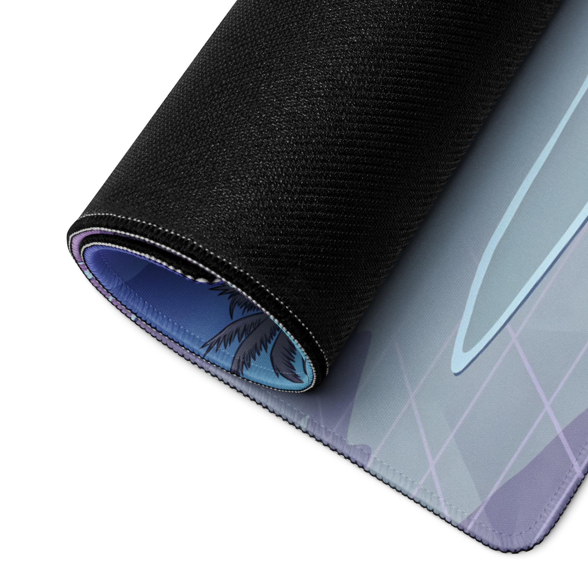 Vaporwave Palm Sunset Mouse Pad - Mouse Pad Purple Blue Sunset Gaming Desk Vaporwave Dreamy Neon Mood Retro Wave Decor