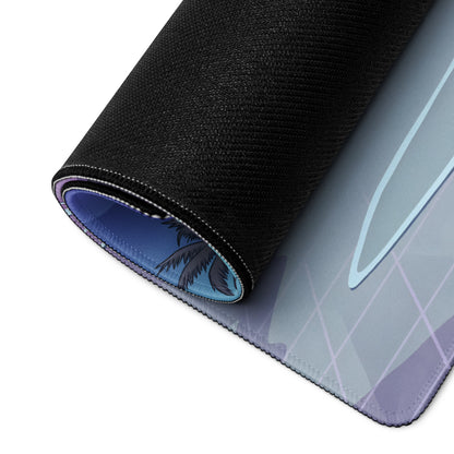 Vaporwave Palm Sunset Mouse Pad - Mouse Pad Purple Blue Sunset Gaming Desk Vaporwave Dreamy Neon Mood Retro Wave Decor