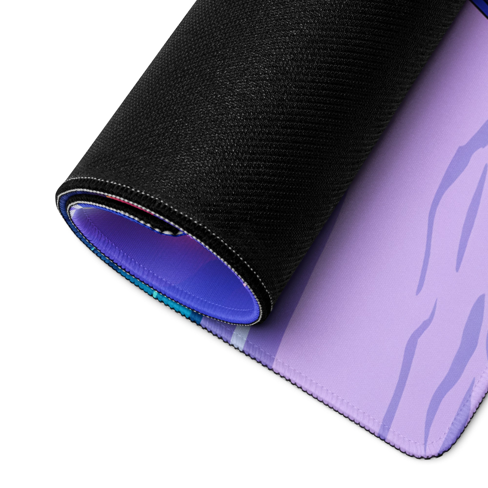 Vaporwave Palm Sunset Mouse Pad - Mouse Pad Neon Pink Purple Blue Desk Gaming Vaporwave Mood Nostalgic Retro Decor Neon