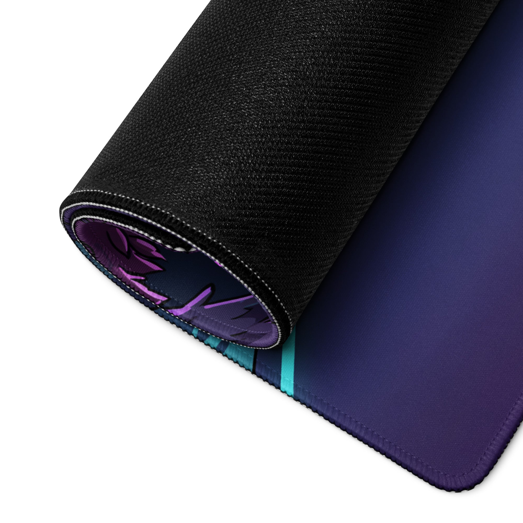 Vaporwave Forest Neon Mouse Pad - Mouse Pad Gaming Neon Purple Pink Cyan Vaporwave Mood Dreamy Decor Niche Artwork