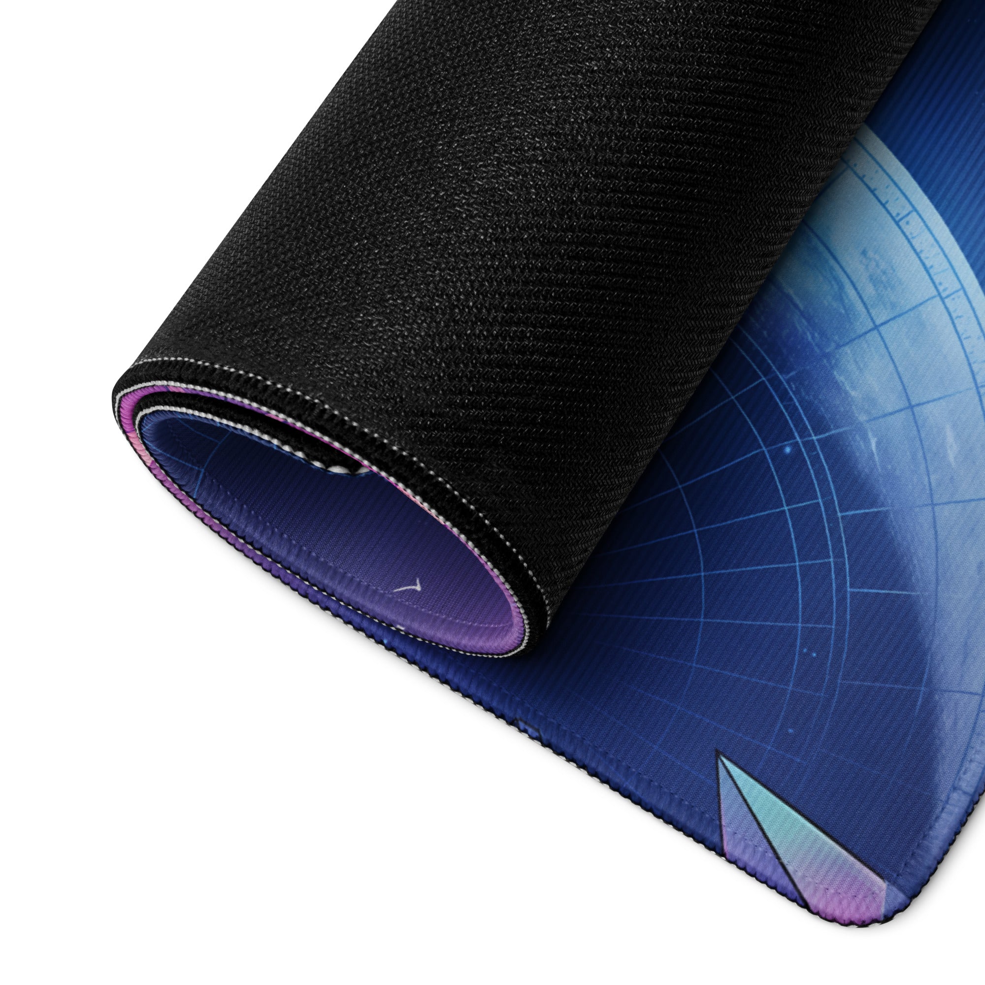 Vaporwave Neon Galaxy Mouse Pad - Mouse Pad Pink Blue Teal Gaming Desk Vaporwave Dreamy Mood Cyberpunk Decor Digital Art